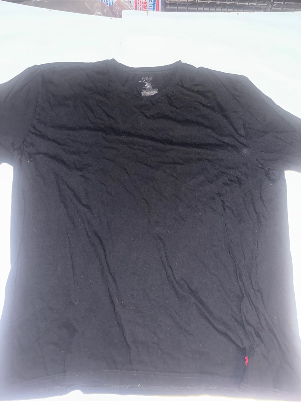Men's Ralph Lauren Polo Black T Shirt 2XL